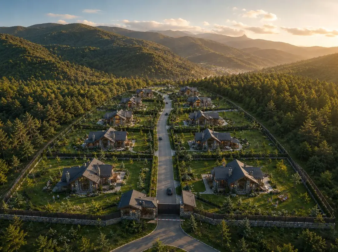Территория коттеджного посёлка BARTENEV DEVELOPMENT в Дилижане